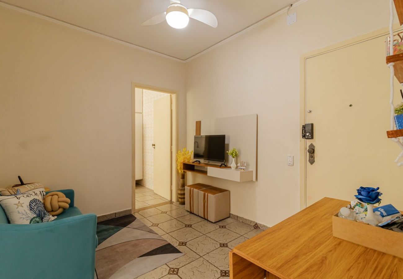 Apartamento em Praia Grande - Apartamento Pet Friendly Beira-Mar no Guilhermina