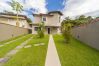 Casa em Bertioga - Casa com Piscina e Ar a 700m da Praia de Guaratuba