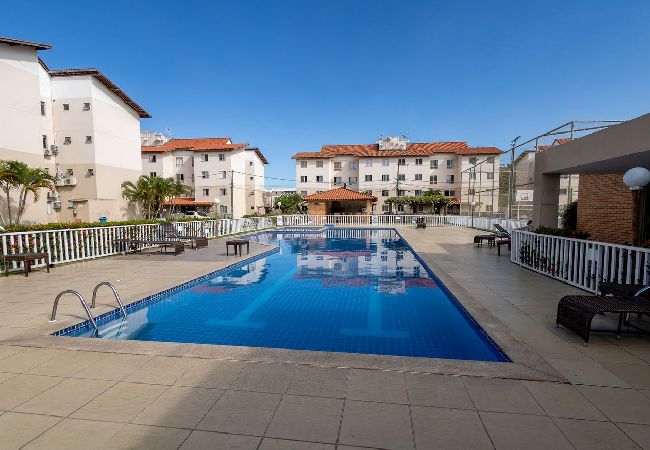 Apartamento em Ilhéus - Apto a 300 m da Praia do Sul com Piscina e Quadra