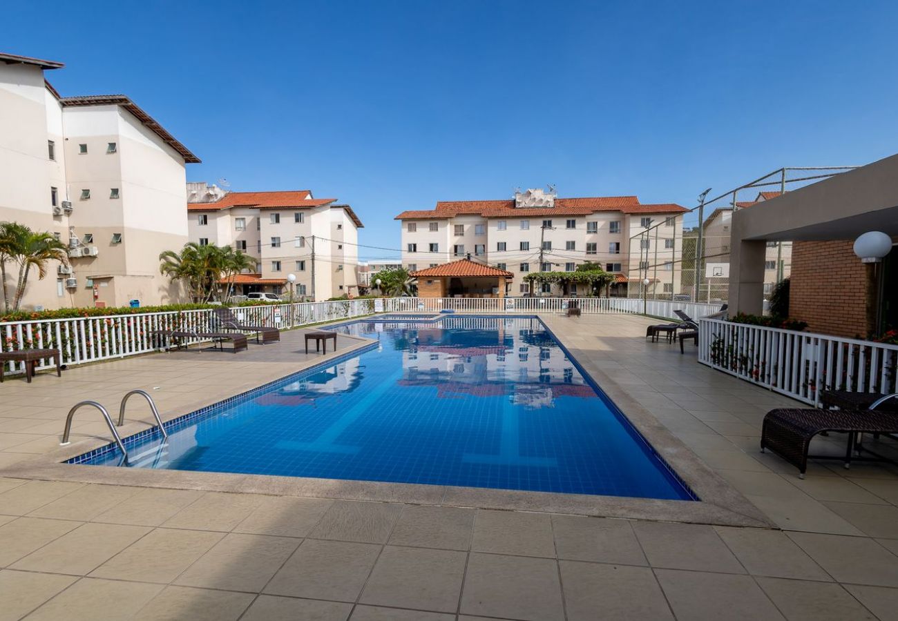 Apartamento em Ilhéus - Apto a 300 m da Praia do Sul com Piscina e Quadra