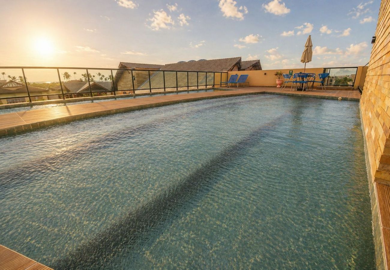 Estúdio em Ipojuca - Studio c Hidro Privativa e Piscina a 500m da Praia