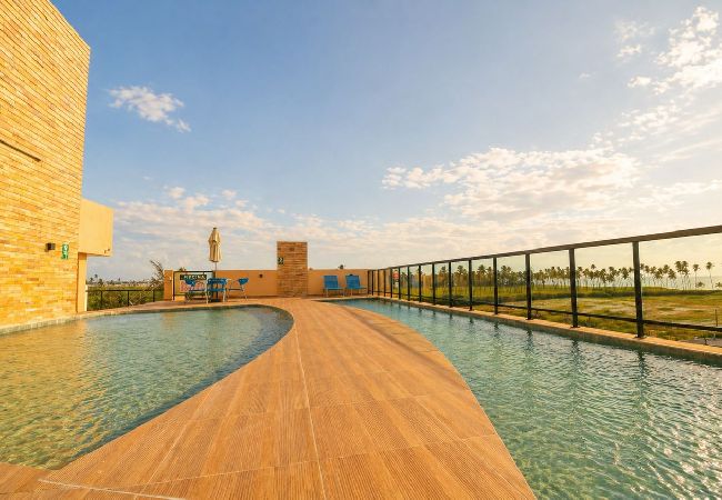 Apartamento em Ipojuca - Studio a 500m da Praia c Hidro Privativa e Piscina