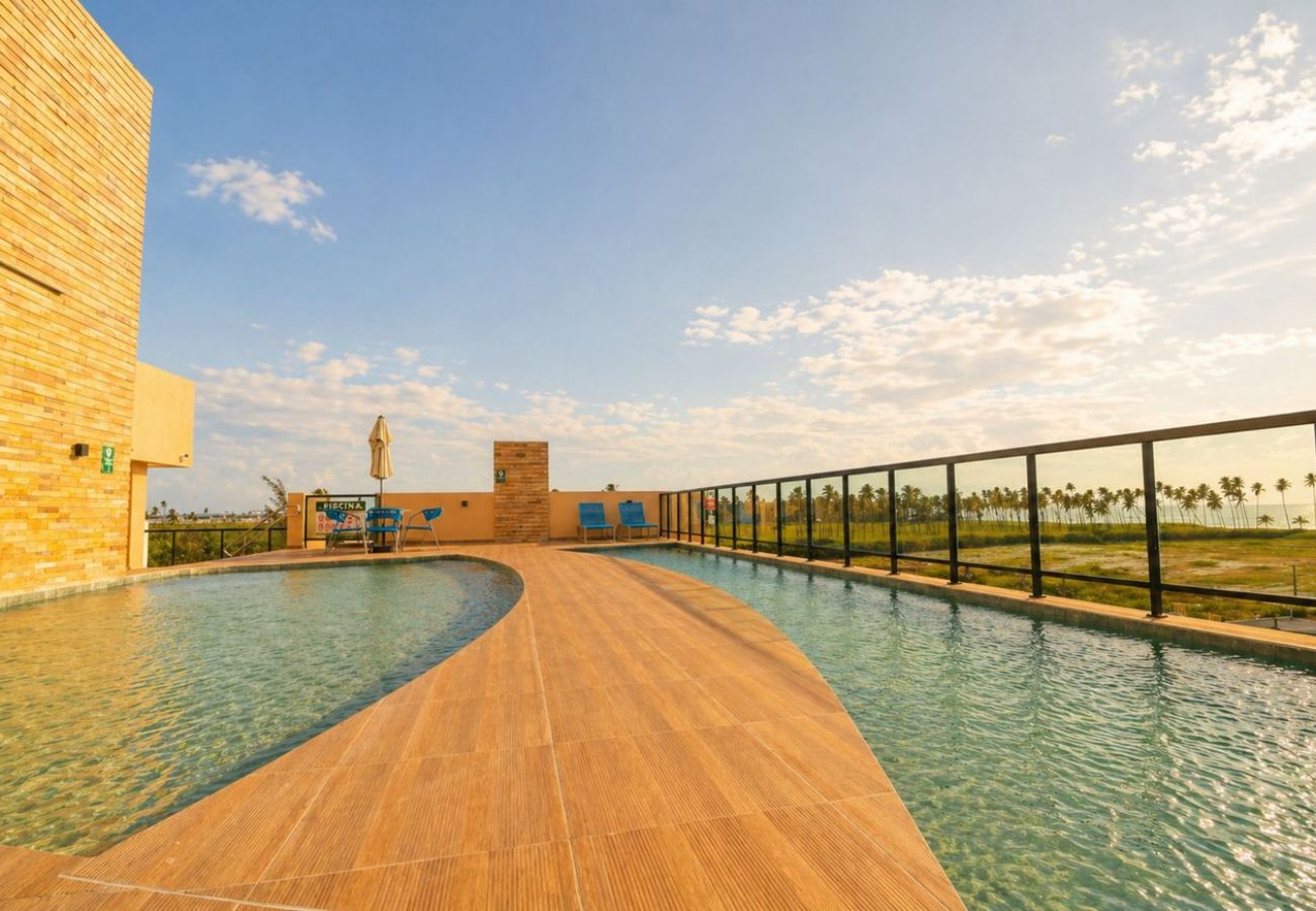 Apartamento em Ipojuca - Studio a 500m da Praia c Hidro Privativa e Piscina