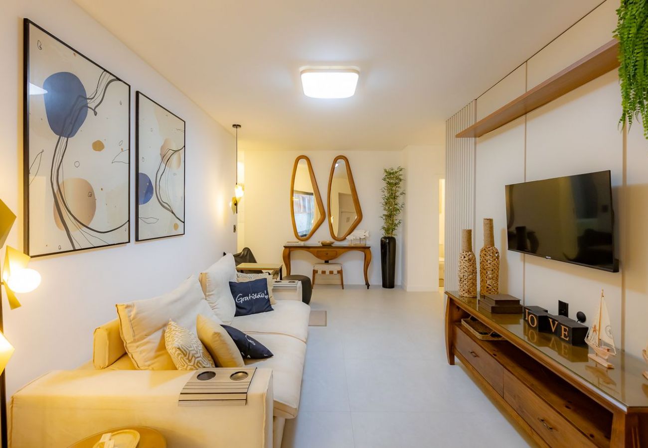 Apartamento em Porto Belo - Apto Premium com Varanda Gourmet a 290m da Praia