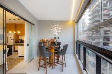 Apartamento em Porto Belo - Apto Premium com Varanda Gourmet a 290m da Praia