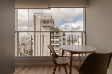Estúdio em São Paulo - Studio com Piscina e Academia a 210 m do Metrô