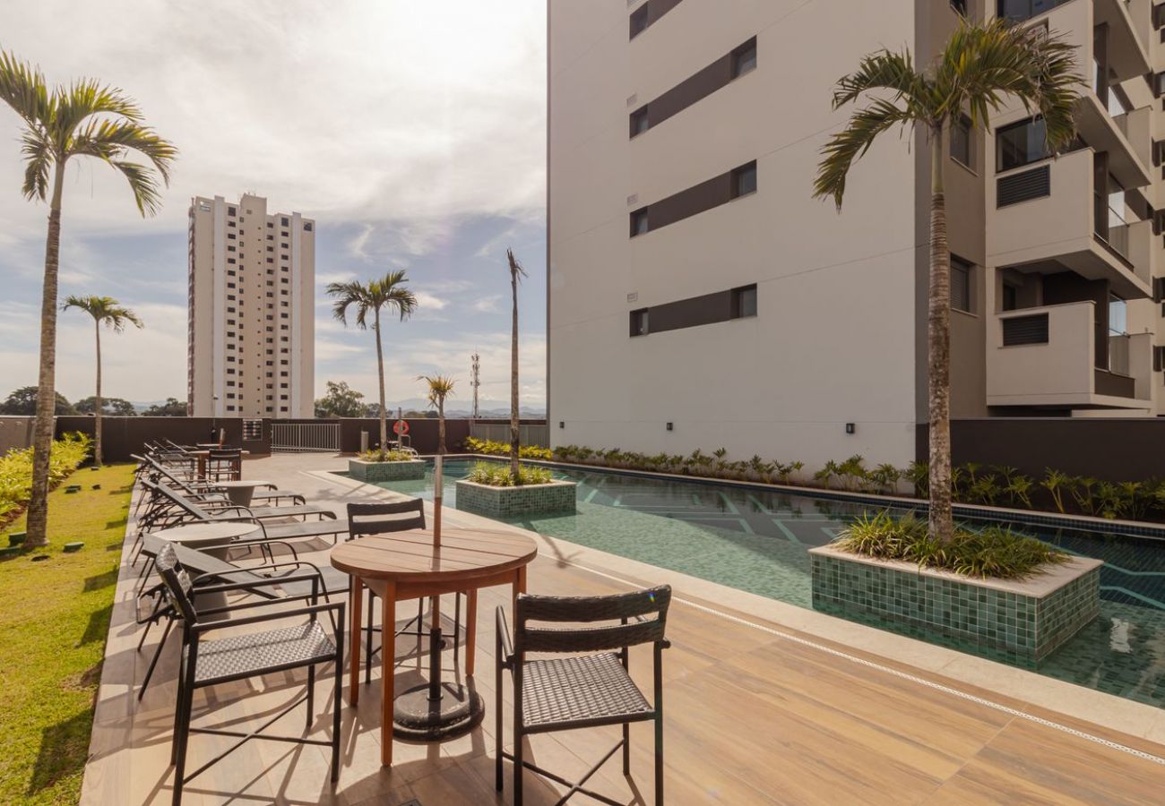 Apartamento em São José dos Campos - Apto com Piscina e Sauna perto do Thermas do Vale