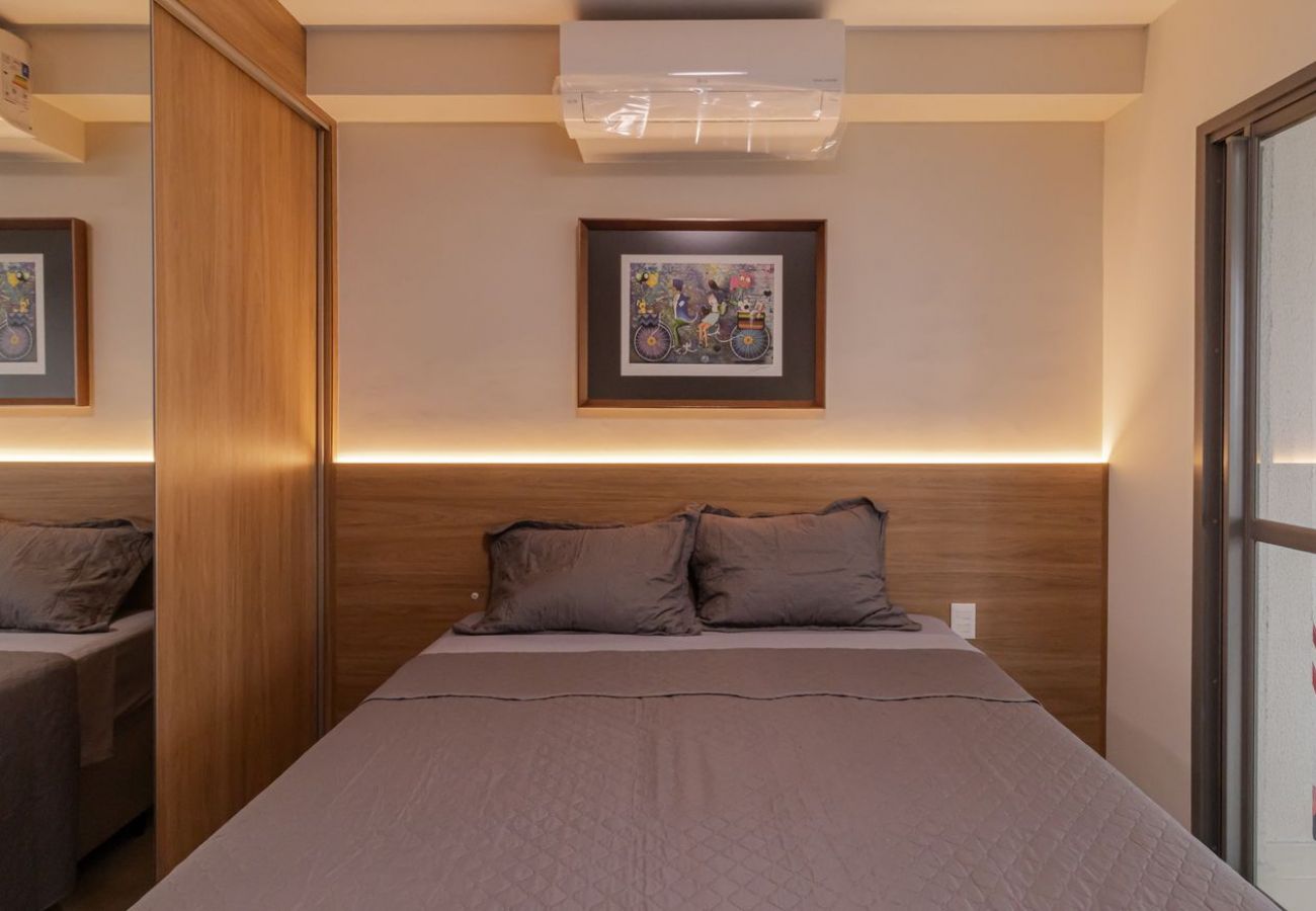 Estúdio em São Paulo - Studio Pet Friendly com Piscina perto do Metrô