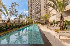 Estúdio em São Paulo - Studio Pet Friendly com Piscina perto do Metrô