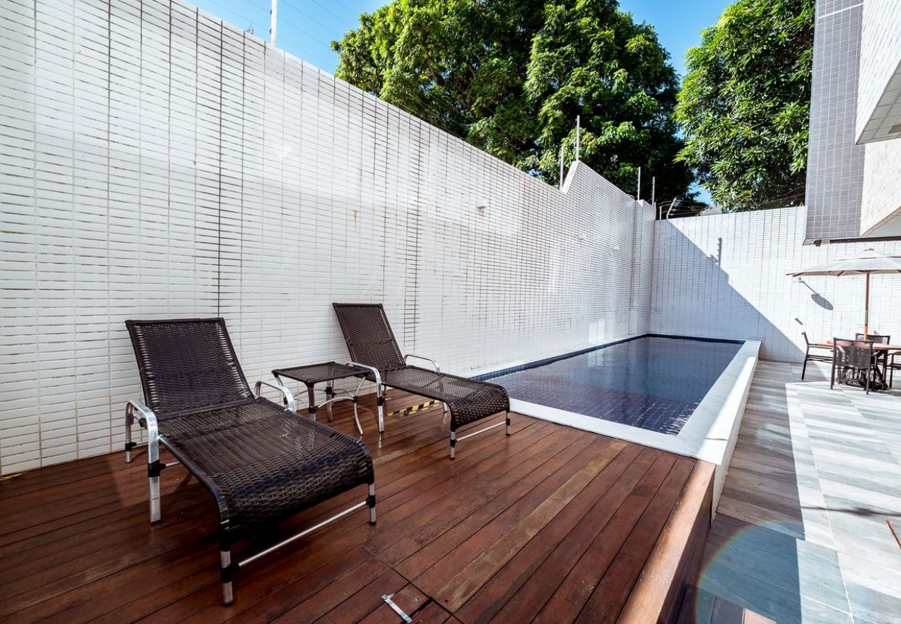 Apartamento em João Pessoa - Apto com Piscina, Academia e Churrasqueira