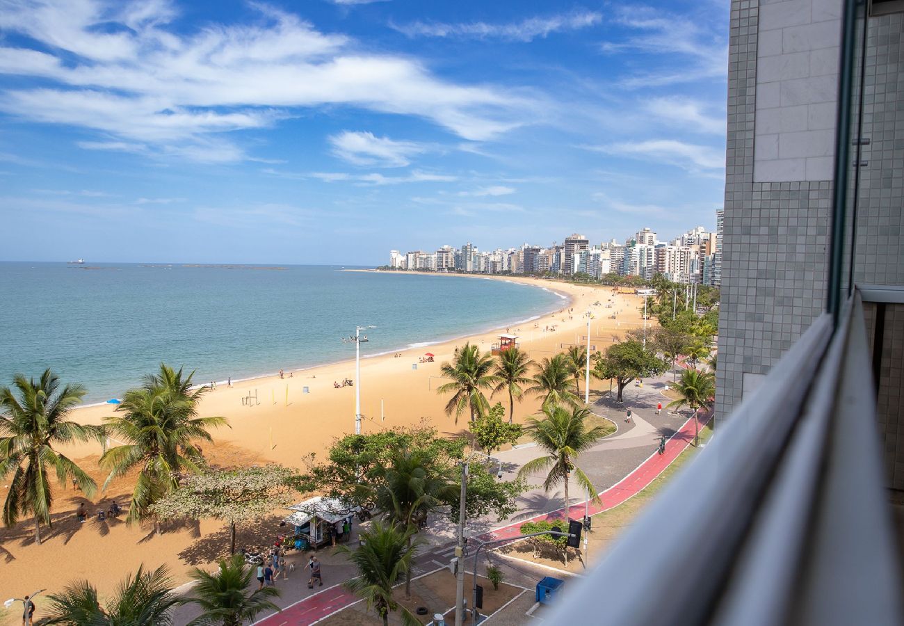Apartamento em Vila Velha - Apto Beira-Mar com Garagem na Praia da Costa