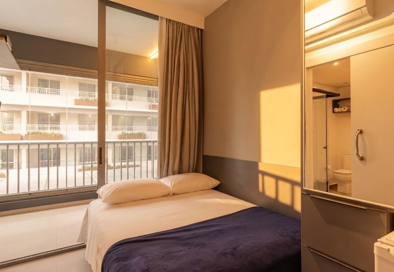 Apartamento em São Paulo - Studio c Academia| 350m do Nubank Parque| Perdizes
