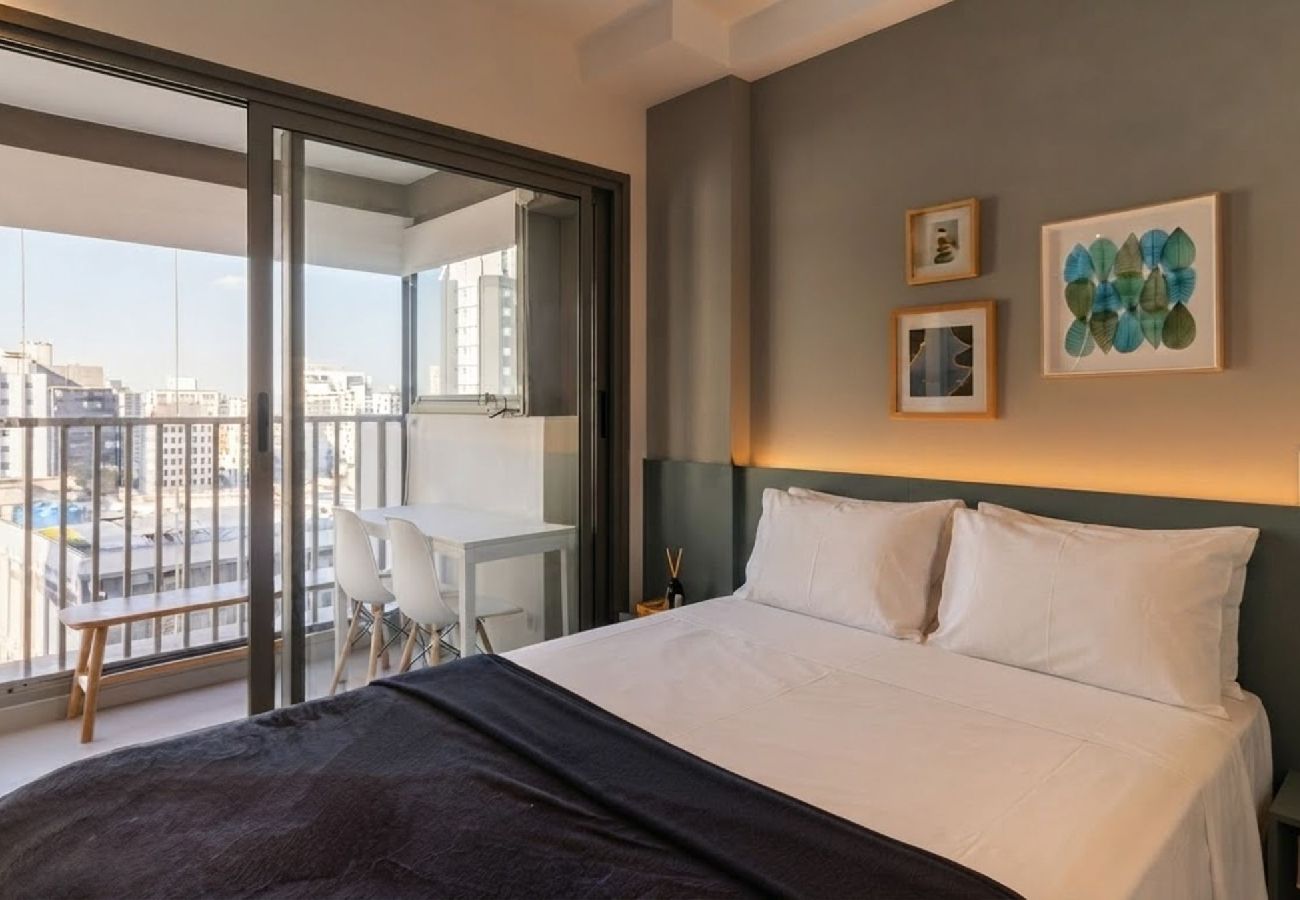 Apartamento em São Paulo - Studio com Piscina perto do metrô | Vila Mariana