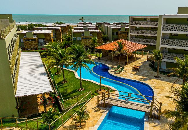 Apartamento em Luís Correia - Apto em Resort com Acesso à Praia do Coqueiro