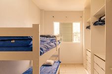 Apartamento em Praia Grande - Apto com Churrasqueira a 550m da Praia Guilhermina
