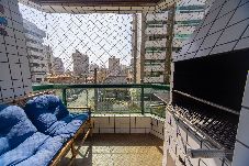 Apartamento em Praia Grande - Apt c Churrasqueira a 350m da Praia da Guilhermina