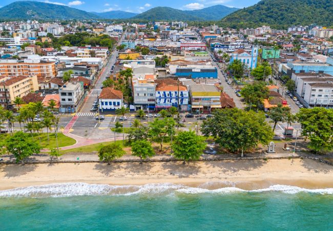 Apartamento em Ubatuba - Apto aconchegante com WiFi no Centro de Ubatuba