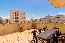 Apartamento em São Vicente - Cobertura Beira-Mar c/ 3 quartos na Praia Itararé