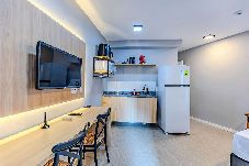 Apartamento em São Paulo - Studio com ar-condicionado e WiFi em Santa Cecília