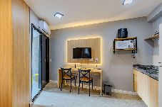 Apartamento em São Paulo - Studio com ar-condicionado e WiFi em Santa Cecília