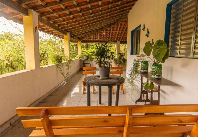 Casa em Itariri - Casa com 2 quartos, Varanda e Rede no Bela Vista