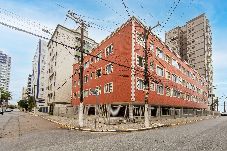 Apartamento em Praia Grande - Apartamento com Garagem a 50 m da Praia Vila Tupi