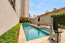 Estúdio em São Paulo - Studio na Vila Olímpia com Piscina e Academia