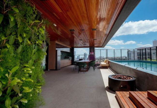 Apartamento em Campina Grande - Apto com Piscina, Academia e Garagem no Catolé