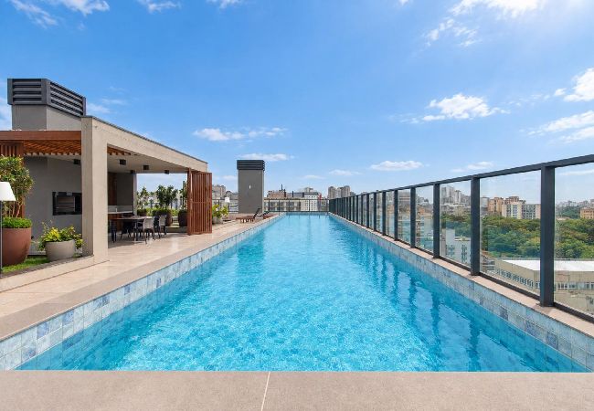 Estúdio em Porto Alegre - Studio com Piscina e Academia perto da UFRGS